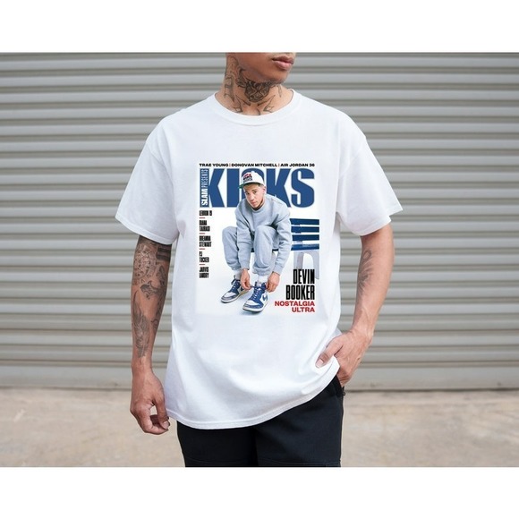 Devin Booker Slam Magazine Unisex T-shirt Gift For Fan - Picture 1 of 4